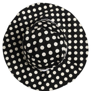 Dolce & Gabbana Black White Polka Dot Cotton Bucket Hat