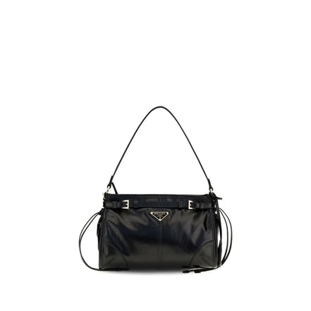 Prada Black Calf Leather Handbag Bonnie