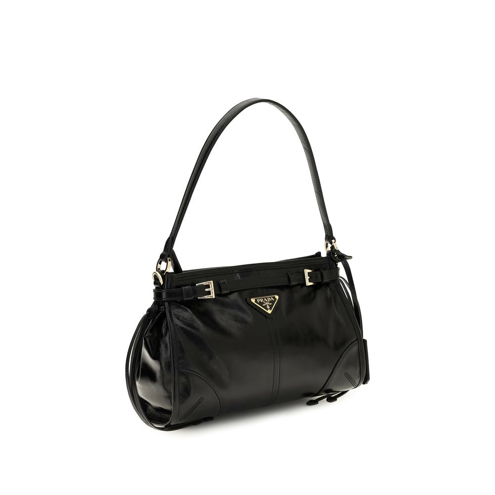 Prada Black Calf Leather Handbag Bonnie