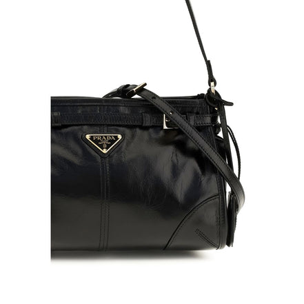 Prada Black Calf Leather Handbag Bonnie