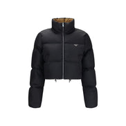 Prada Black Goose Down Full-Length Jacket