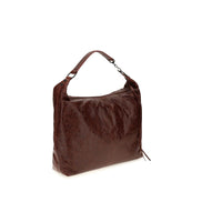Balenciaga Bordeaux Lambskin Shoulder Bag Hobo