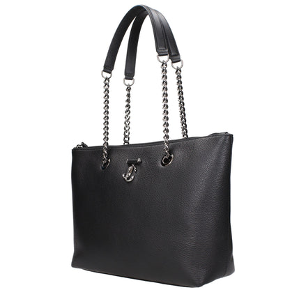 Jimmy Choo Black Leather Shoulder Bag