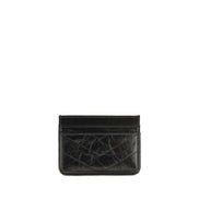 Saint Laurent Black Calf Leather Card Holder