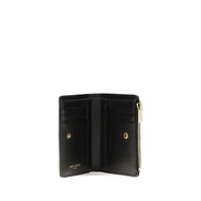 Saint Laurent Black Calf Leather Wallet