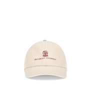 Brunello Cucinelli Beige Cotton Cap (Baseball Hat)