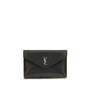 Saint Laurent Black Lamb Wallet