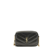 Saint Laurent Black Lamb Shoulder Bag
