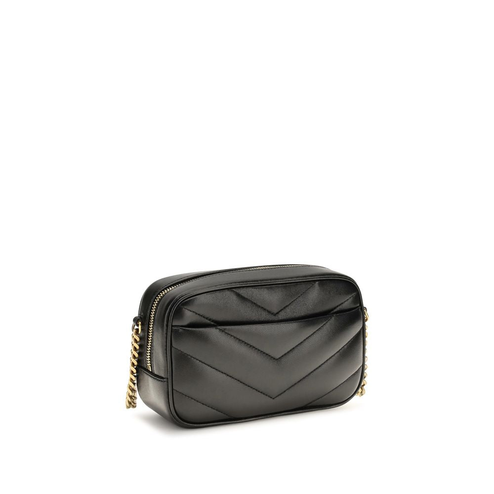 Saint Laurent Black Lamb Shoulder Bag