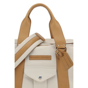 Brunello Cucinelli Beige Leather Travel Bag