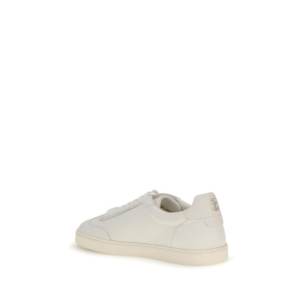 Brunello Cucinelli White Deer Low Top Sneakers