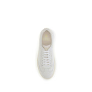 Brunello Cucinelli White Deer Low Top Sneakers
