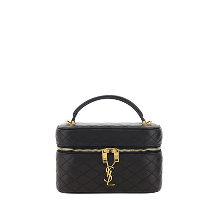 Saint Laurent Black Lamb Leather Shoulder Bag