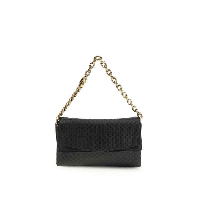 Gucci Black Calf Leather Shoulder Bag