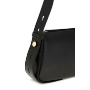 Tory Burch Black Calf Leather Shoulder Bag