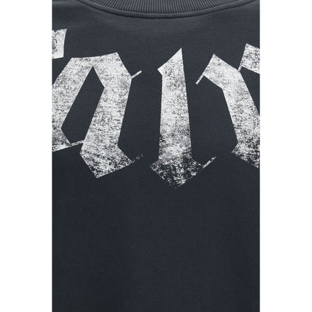 Palm Angels Black Cotton Sweatshirt