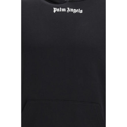 Palm Angels Black Cotton Sweatshirt