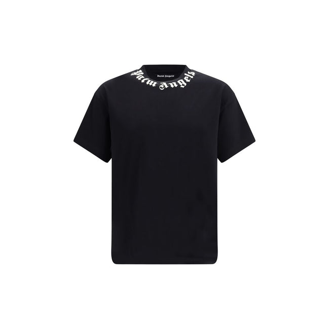 Palm Angels Black Cotton T-Shirt