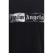 Palm Angels Black Cotton T-Shirt