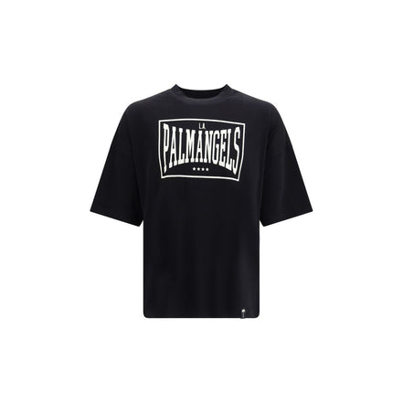 Palm Angels Black Cotton T-Shirt