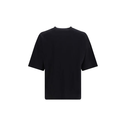 Palm Angels Black Cotton T-Shirt