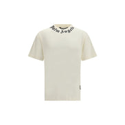Palm Angels Beige Cotton T-Shirt