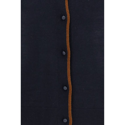 Max Mara Blue Silk Cardigan