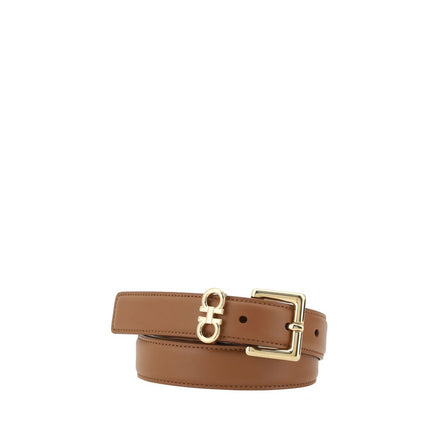 Ferragamo Brown Leather Belt