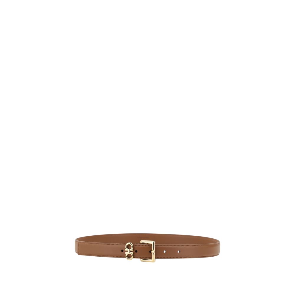 Ferragamo Brown Leather Belt