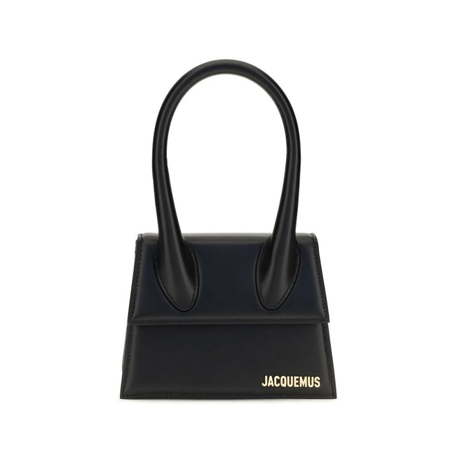 Jacquemus Black Leather Handbag