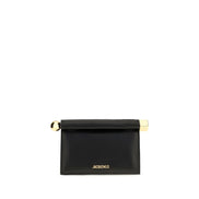 Jacquemus Black Lambskin Clutch Bag