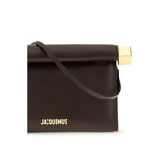 Jacquemus Brown Lambskin Clutch Bag