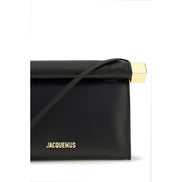 Jacquemus Black Lambskin Clutch Bag