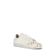 Maison Margiela White Leather Low Top Sneakers