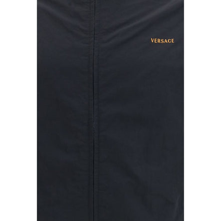 Versace Black Polyamide Bomber