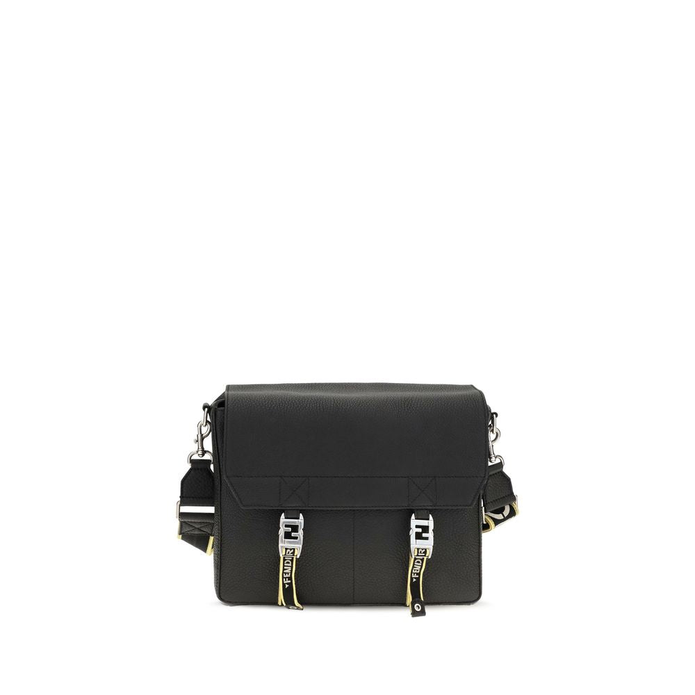 Fendi Black Leather Crossbody Bag