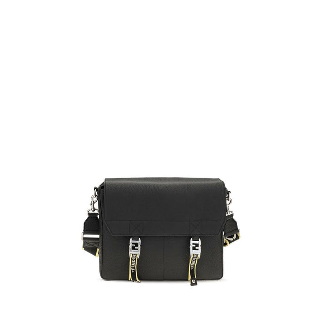 Fendi Black Leather Crossbody Bag