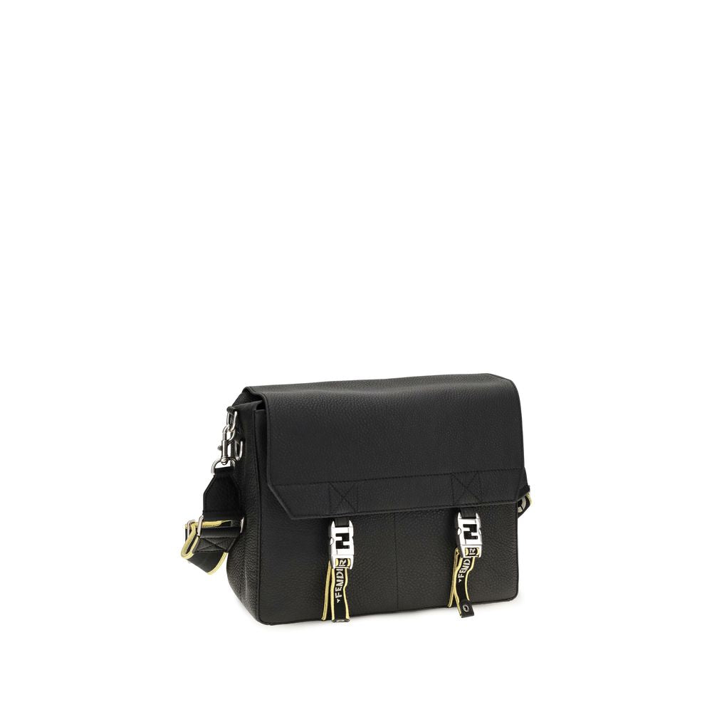 Fendi Black Leather Crossbody Bag