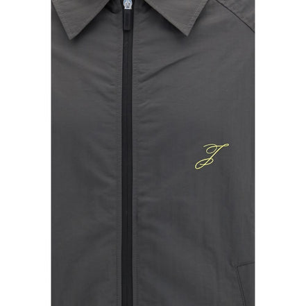 Jacquemus Gray Polyamide Full-Length Jacket