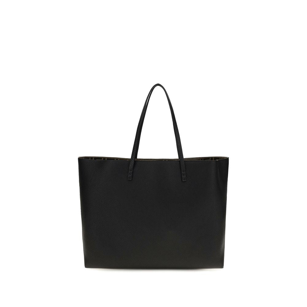 Fendi Black Leather Shoulder Bag