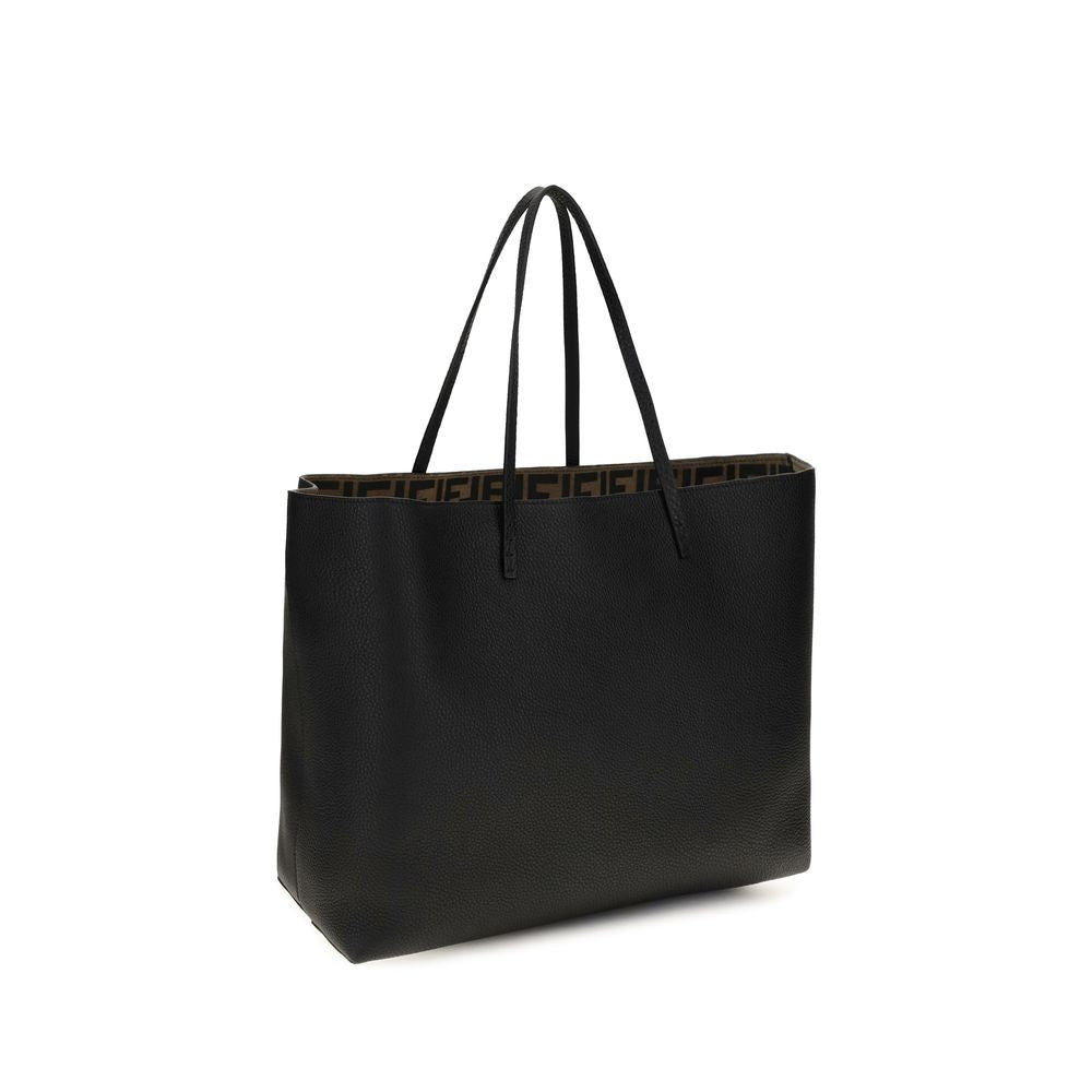 Fendi Black Leather Shoulder Bag