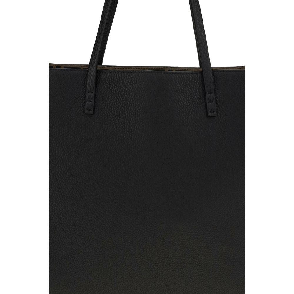 Fendi Black Leather Shoulder Bag