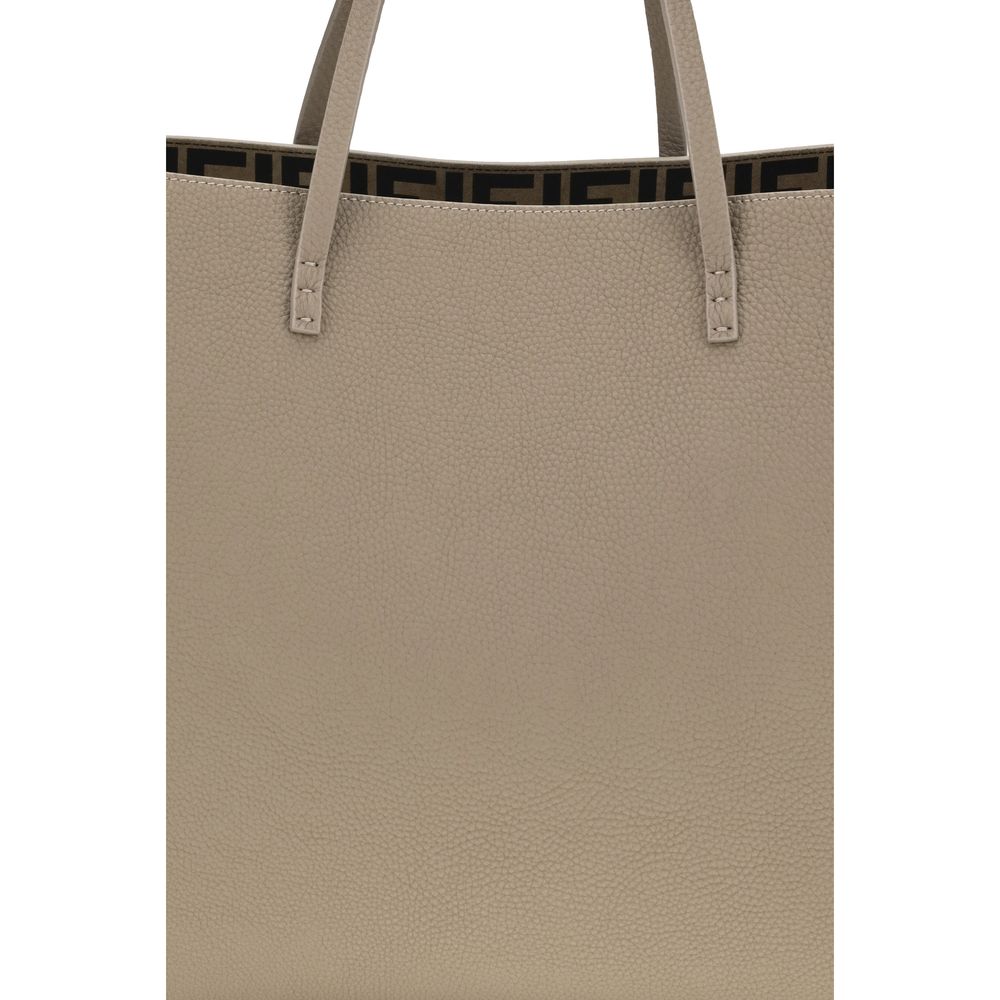 Fendi Beige Calf Leather Bos Taurus Shoulder Bag
