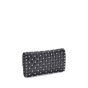 Valentino Garavani Black Lambskin Shoulder Bag