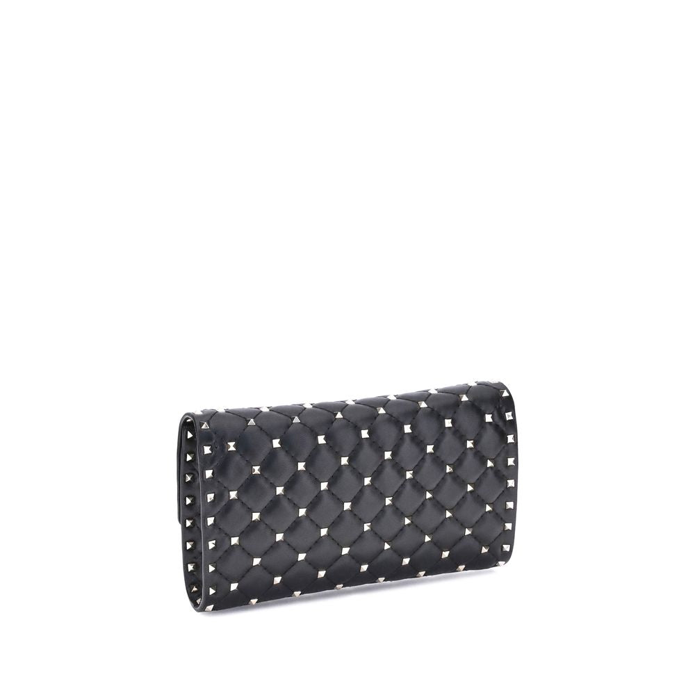 Valentino Garavani Black Lambskin Shoulder Bag