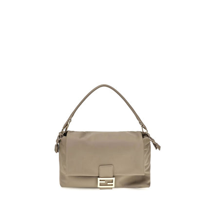 Fendi Beige Leather Shoulder Bag