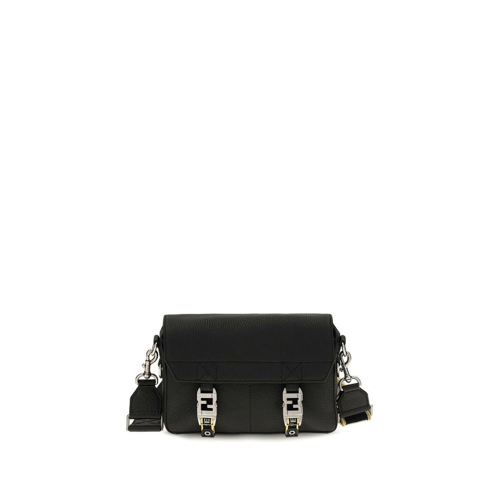 Fendi Black Leather Crossbody Bag