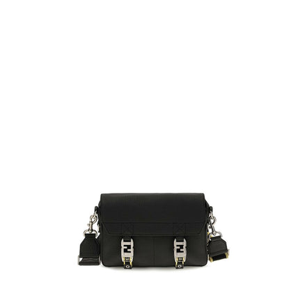 Fendi Black Leather Crossbody Bag