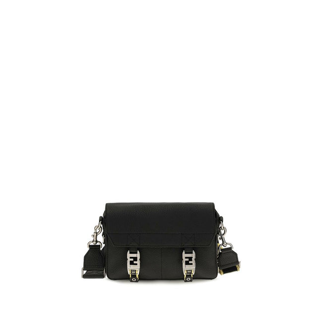 Fendi Black Leather Crossbody Bag