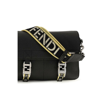 Fendi Black Leather Crossbody Bag